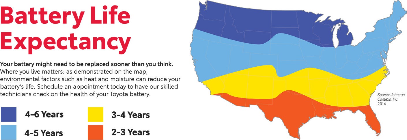 Battery Life Expectancy | Findlay Toyota Prescott in Prescott AZ