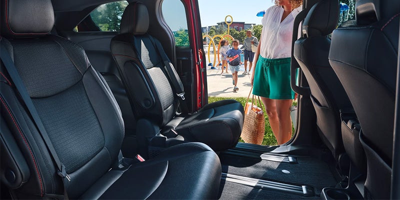Inside of the 2025 Toyota Sienna