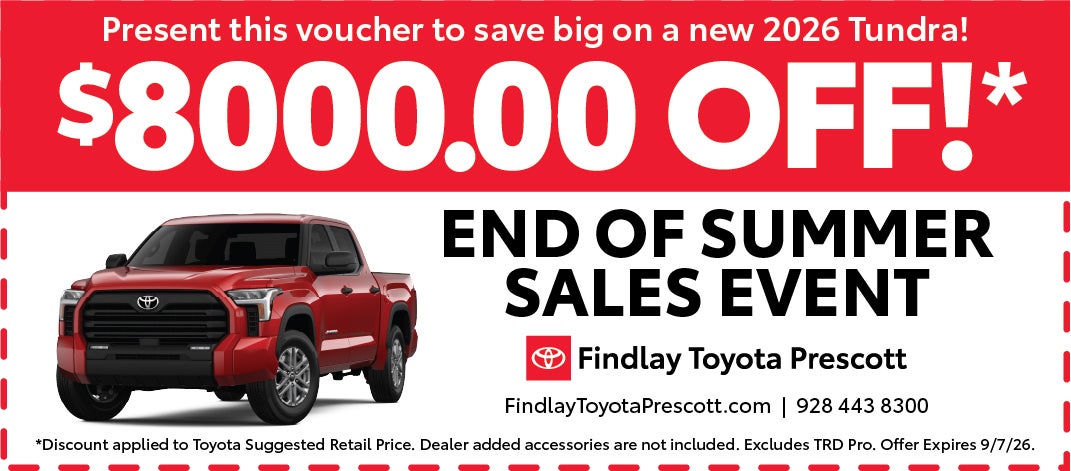 Tundra End of Summer Sales Event