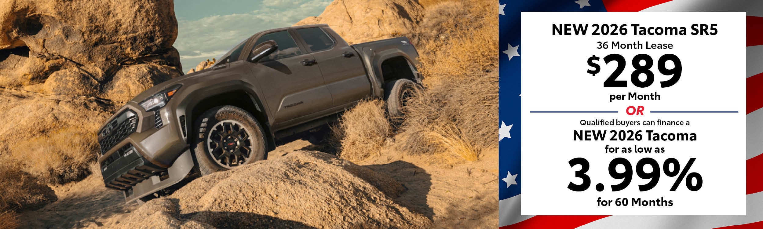 New 2026 Tacoma SR5